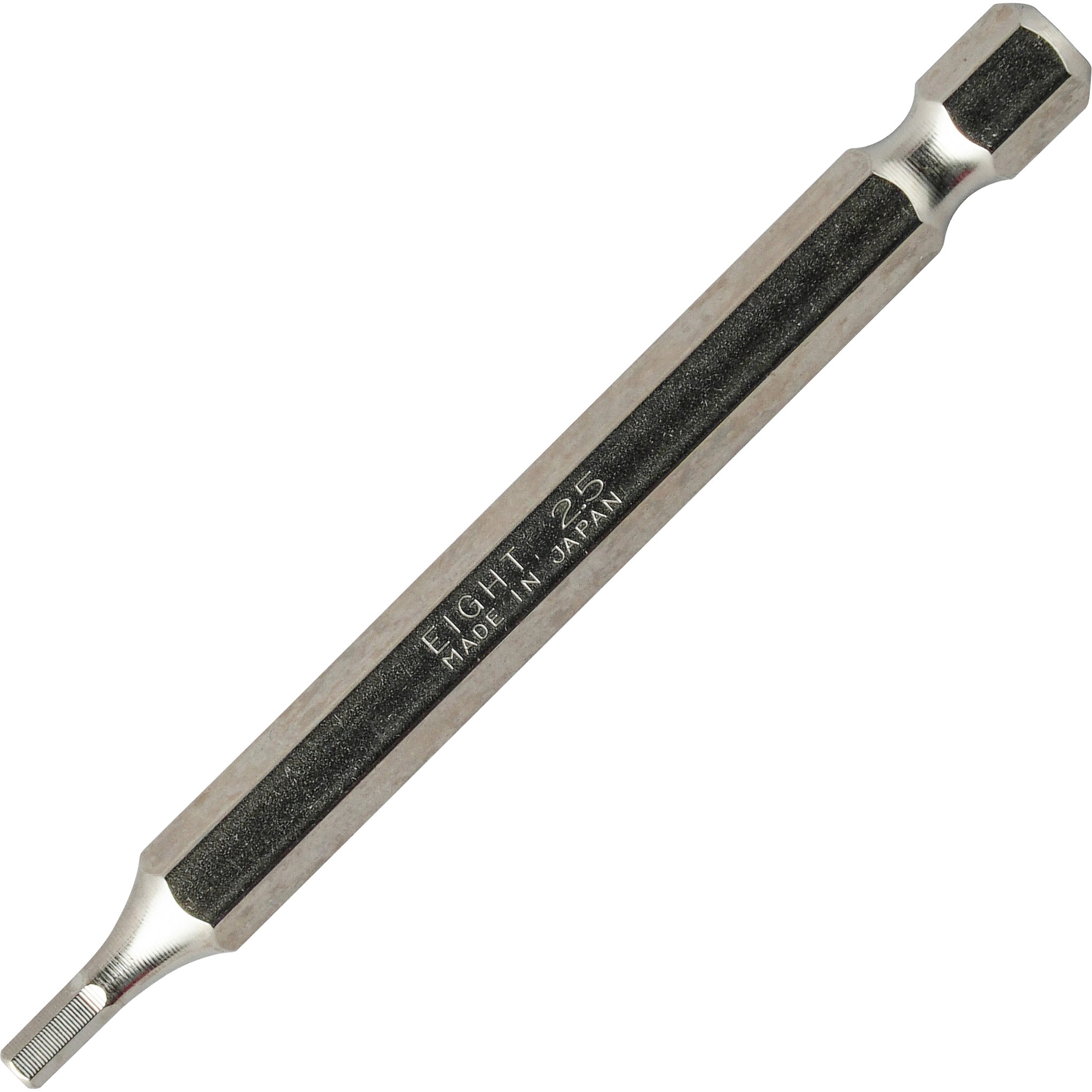 A-1　点棒 632575 六角棒ビット エイト 本数1 片頭 対辺寸法2.5mm全長75mm