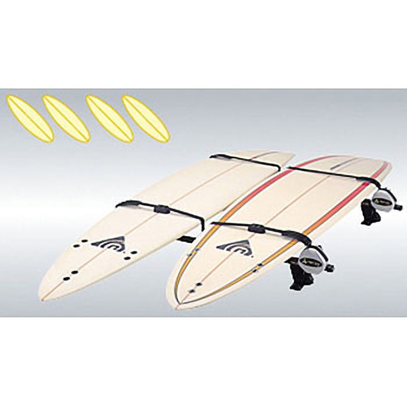 EM35 サーフボード積載用アタッチメント 1セット TERZO 【通販モノタロウ】