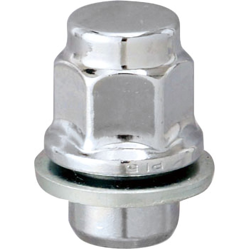 N-39 袋メッキナット ワッシャ付 トヨタ純正タイプ TIPTOP 対辺21mm 1袋(50個) N-39