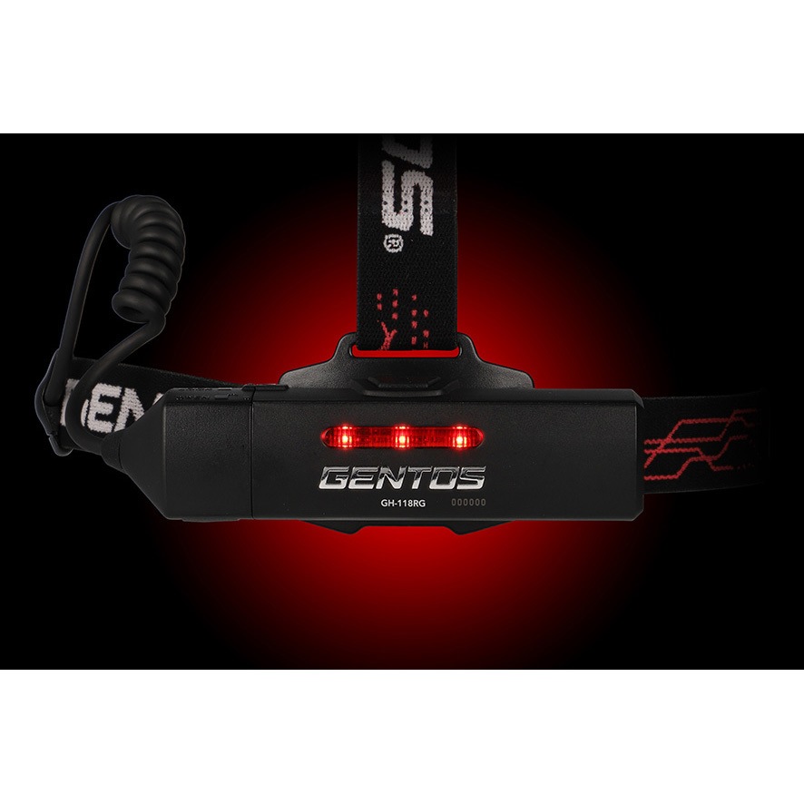 GENTOSヘッドライト/新品未使用ジェントスGH−118RG GENTOS Gシリーズ ヘッドライト GH-118RG Gシリーズ アウトドア ヘッド