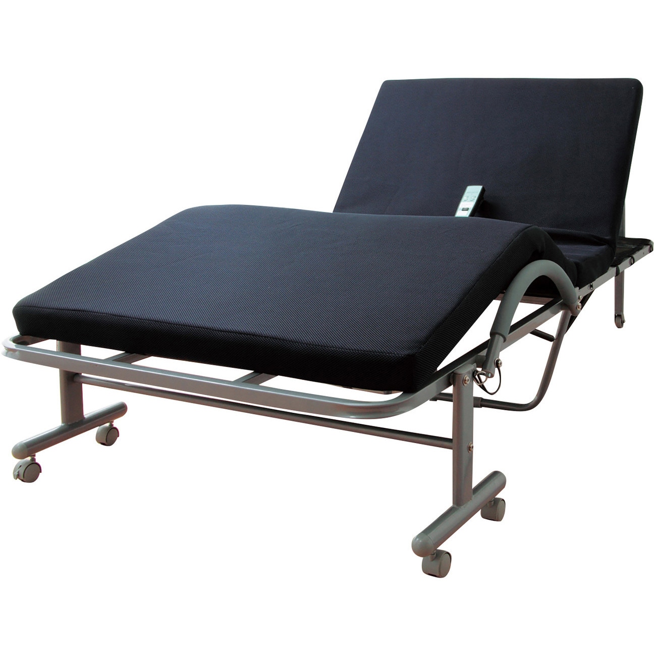 セミダブル　低反発メッシユ仕様収納式電動リクライニングベッド 03236 低反発メッシユ仕様収納式電動リクライニングベッド セミダブル