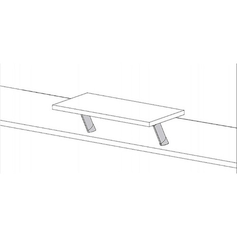 CTB65-PM60-170-BL カウンター用支柱金物 CTB65-PM60-170型 1個 LAMP(スガツネ工業) 【通販モノタロウ】