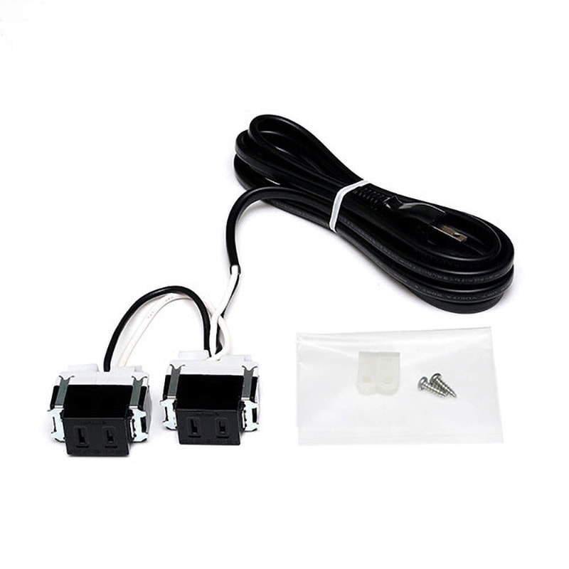 DM2-A2-BL 結線済コンセント DM-A型 LAMP(スガツネ工業) 15A AC125V 2