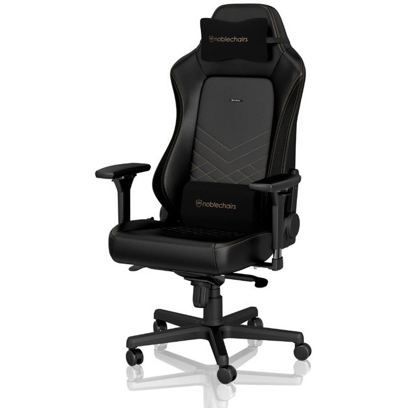 NBL-HRO-PU-GOL-SGL noblechairs HERO ゲーミングチェア PUレザー 