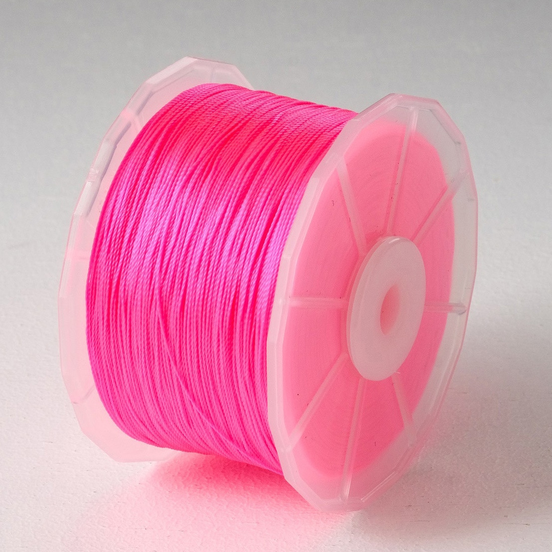 ベストライン 蛍光水糸 斎藤撚糸 ピンク色 糸の太さ細 長さ500m 1