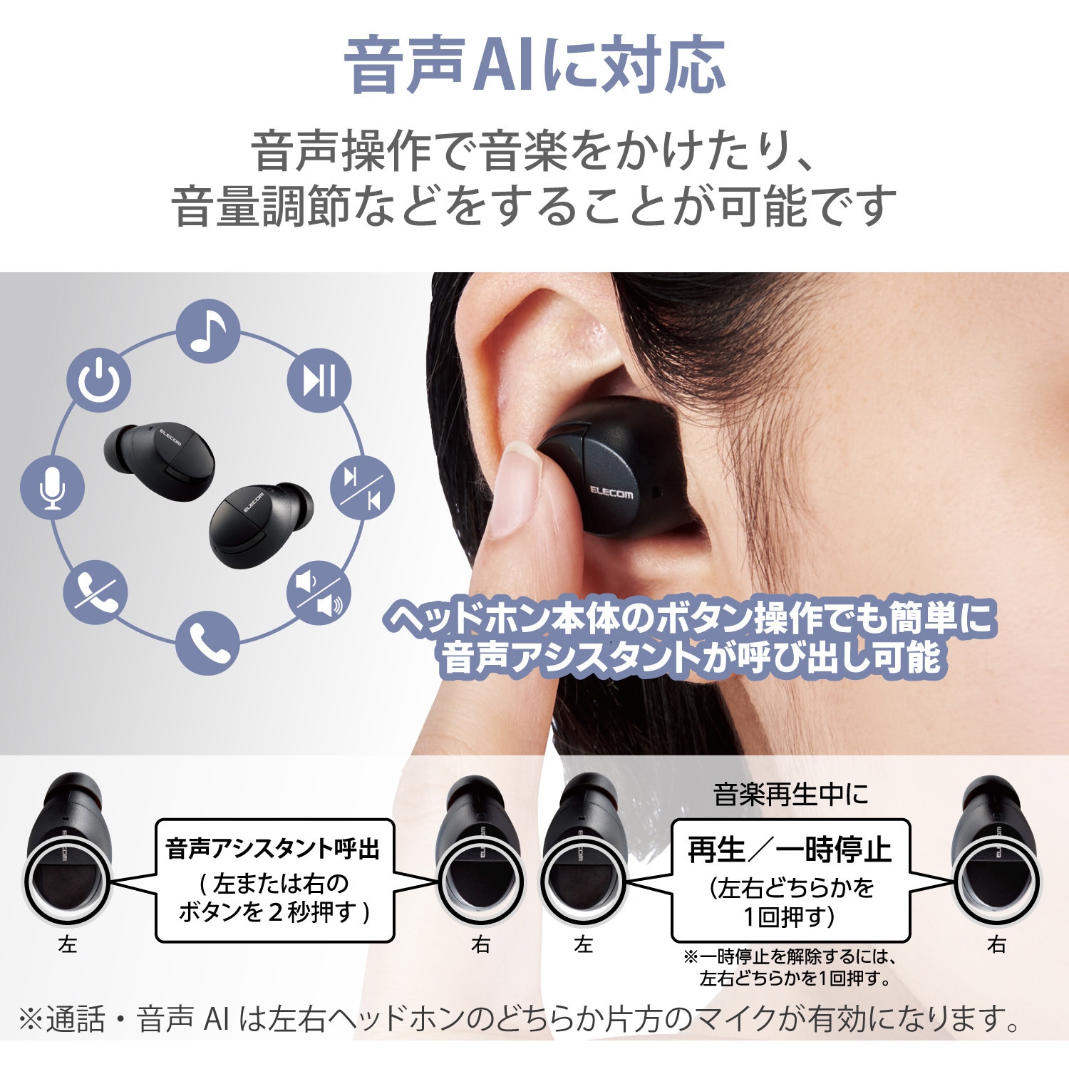 LBT-TWS12BK ワイヤレスイヤホン Bluetooth 無線 AAC対応 Type‐C充電 