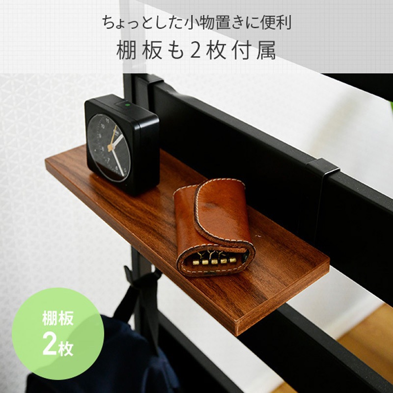 RTT-8012(NA2/MWH) つっぱり壁面ラック YAMAZEN(山善) ホワイト(つや