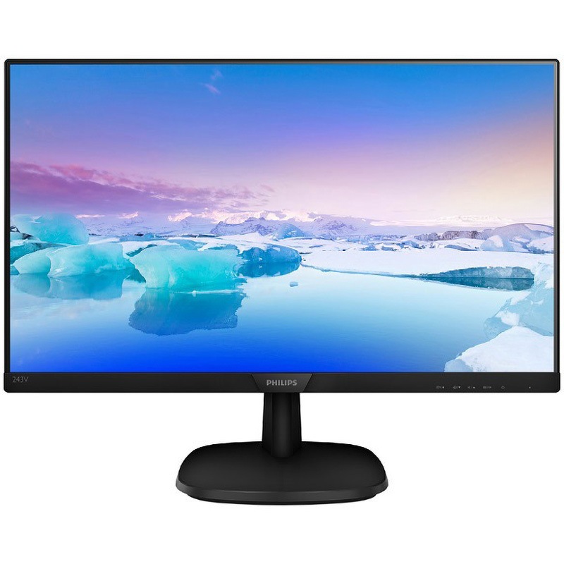 243V7QJAB/11 23.8型/1920×1080/HDMI D-Sub DisplayPort /ブラック/スピーカー：あり Philips パネル駆動方式IPS リフレッシュレート60Hz VESAマウント100×100mm