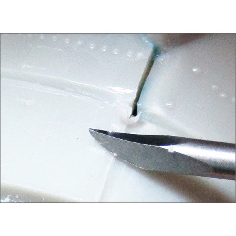 TL-CUT-LN マホガニーブラウン 精密線刻刀 先端幅0.15mm さえき
