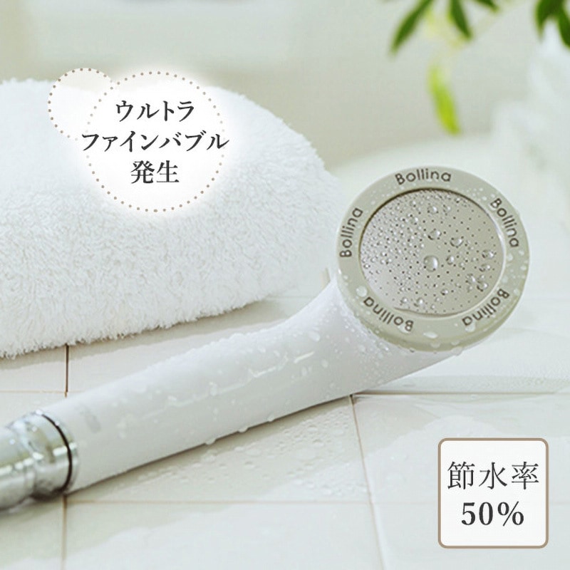 Bollina ボリーナ ワイドシャワーヘッド マイクロナノバブル TK-70… TK-7007 マイクロバブルシャワーヘッド ボリーナワイド 1個 田中金属