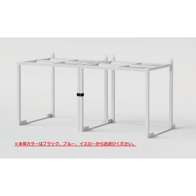 LB-1-black-10mai 逆ネスラック用連結ベルト LB series エコシステム (角カン)スチール