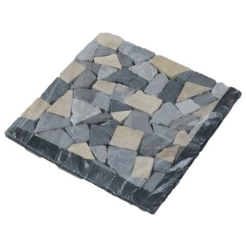 STM-30BS(MX)*10 天然石マット 防草シート付き YAMAZEN(山善) ベージュ