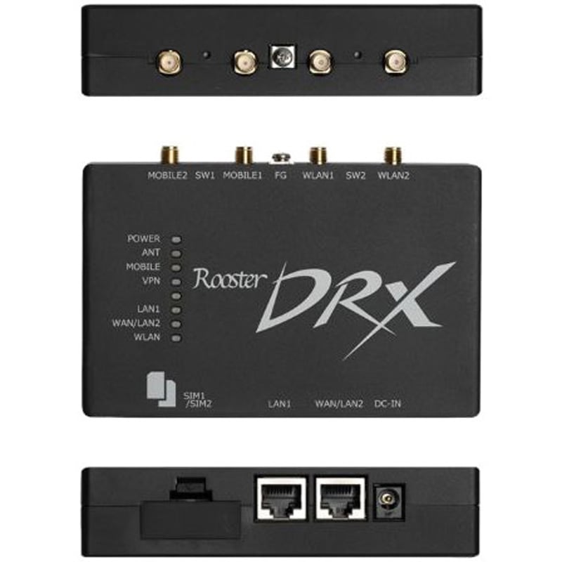 w*2様 Rooster DRX 有線LANルーター 本体とACアダプター 【公式通販】