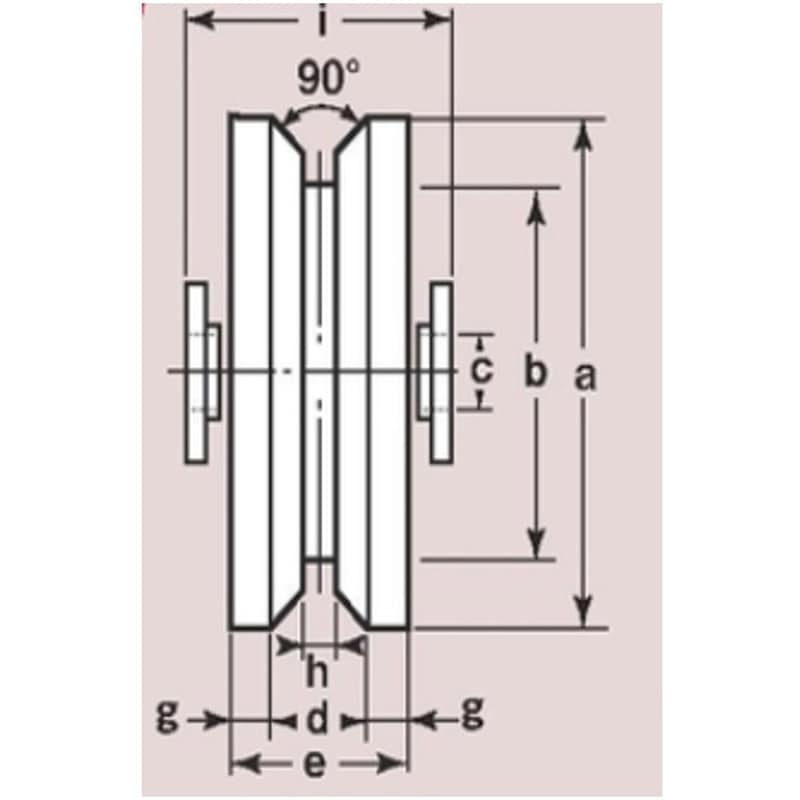 WMP-1205 ロタ・MC防音重量戸車 車のみ V型 1個 ヨコヅナ 【通販モノタロウ】