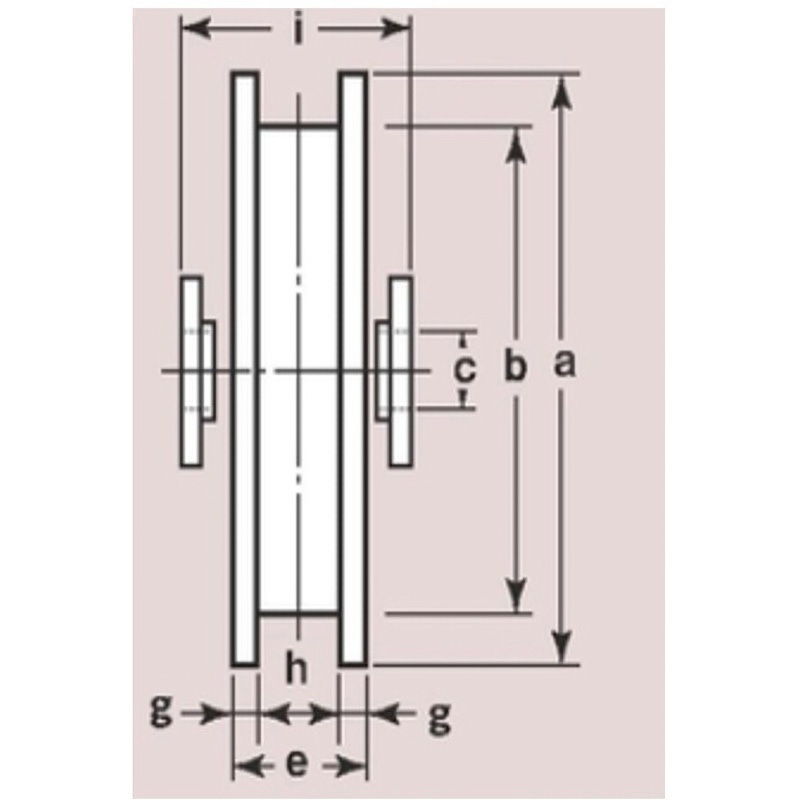 WMP-1206 ロタ・MC防音重量戸車 車のみ H型 1個 ヨコヅナ 【通販モノタロウ】