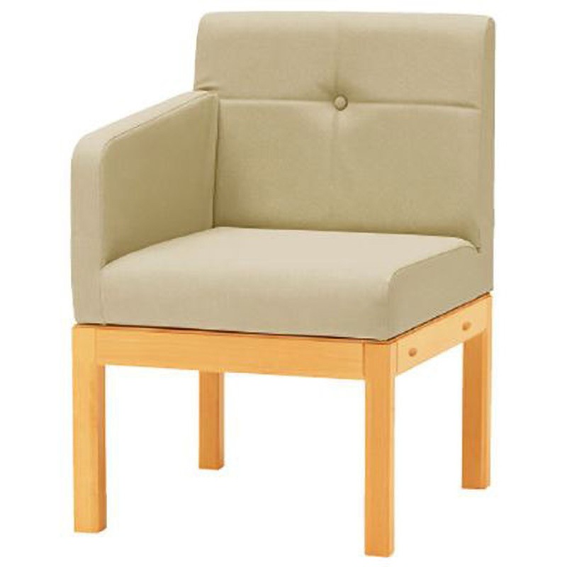 S・SB-123A・NA・ROA_CL-20D 組合せロビーチェア オリバー 幅500mm高さ770mm