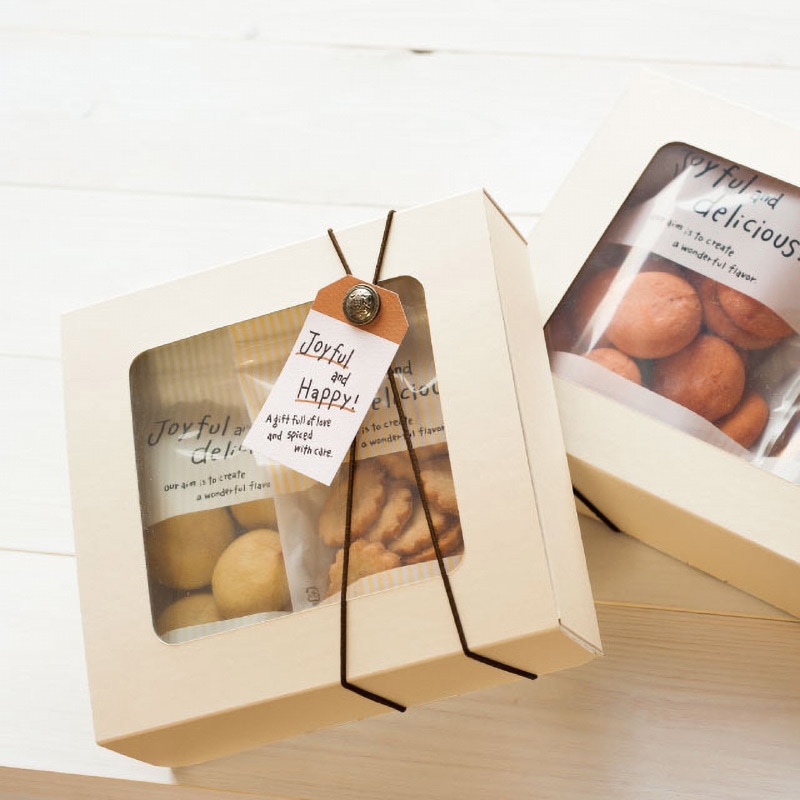 MIV-WGS 無地窓付ギフトボックス/アイボリー HEADS(ヘッズ) サイズS 1