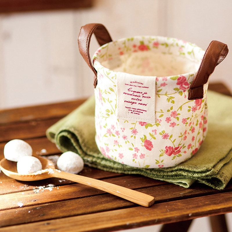 LF-RSB リトルフラワー丸底布バスケット HEADS(ヘッズ) サイズS 1