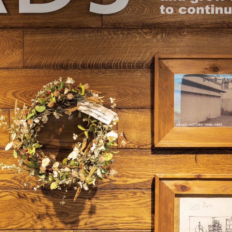 ZAR-NW1 フルリールアレンジメント/ナチュラルリース HEADS