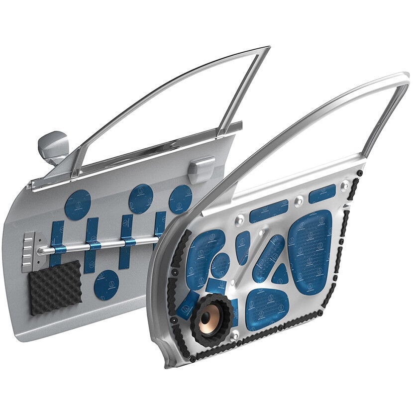 AT-AQ405 ドアチューニングキット・制振材・吸音材・防音材 1個