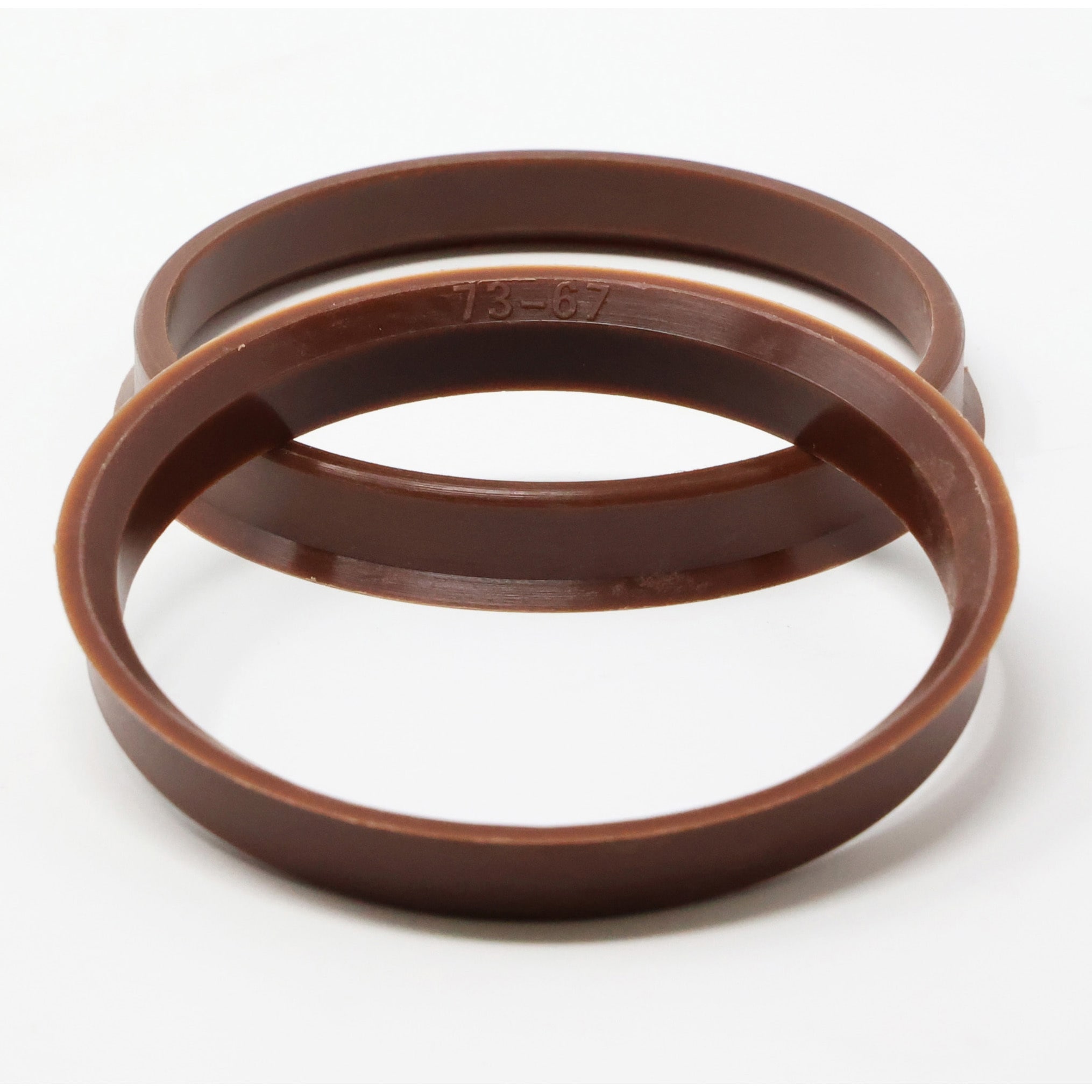 HR767 外径Φ73 樹脂製ツバ付ハブリング マルエム(自動車用品) 内径67mm