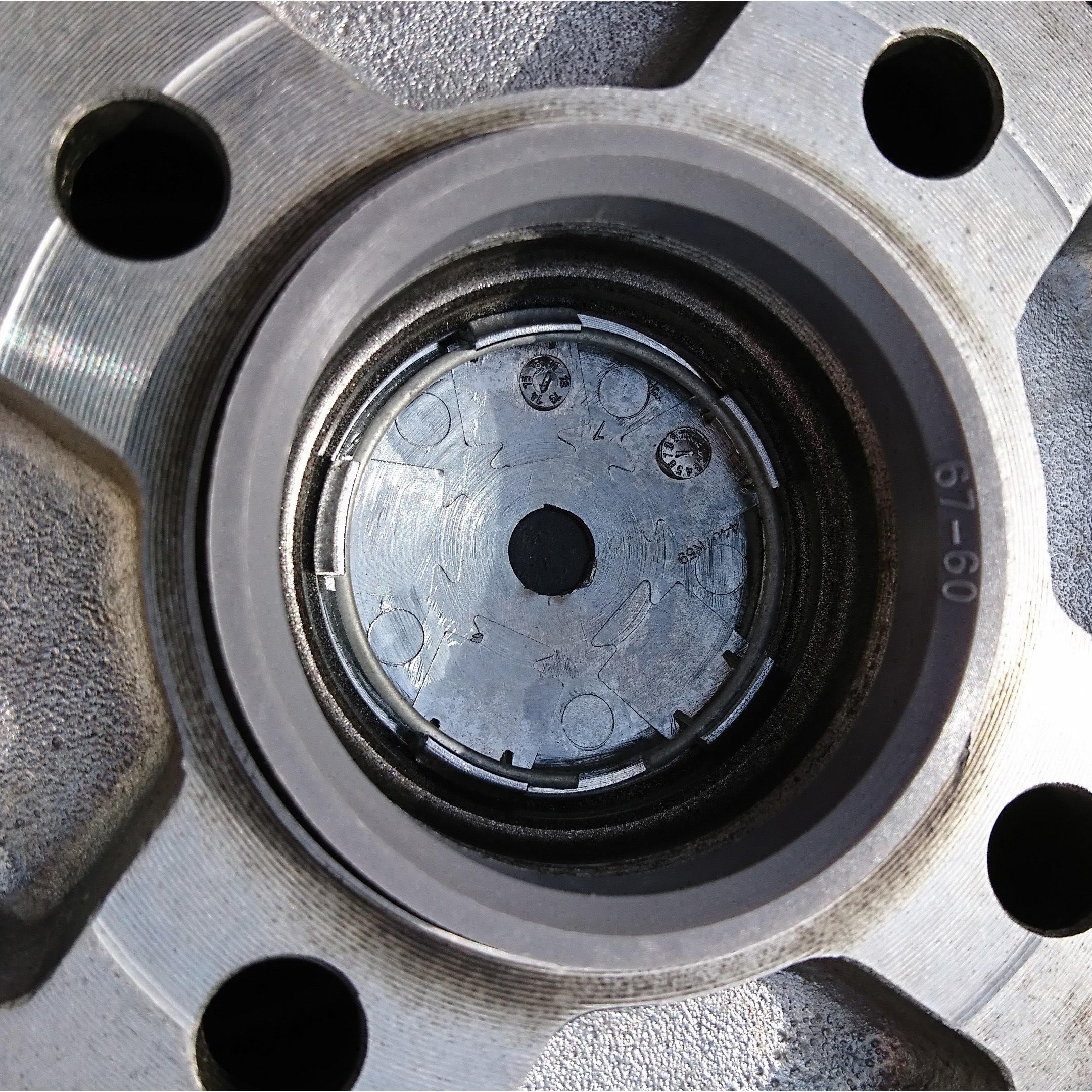 HR656 外径Φ67 樹脂製ツバ付ハブリング マルエム(自動車用品) 内径56mm