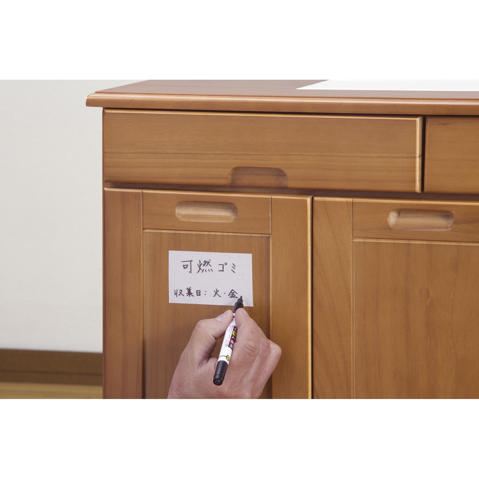 天然木分別ダストボックス フタ付き タイル付き 2分別 ブラウン (0297410) ダストボックス ファミリー・ライフ メーカー直送 0297420 天然木分別ダストボックス(タイル付き) 2分別 ファミリー