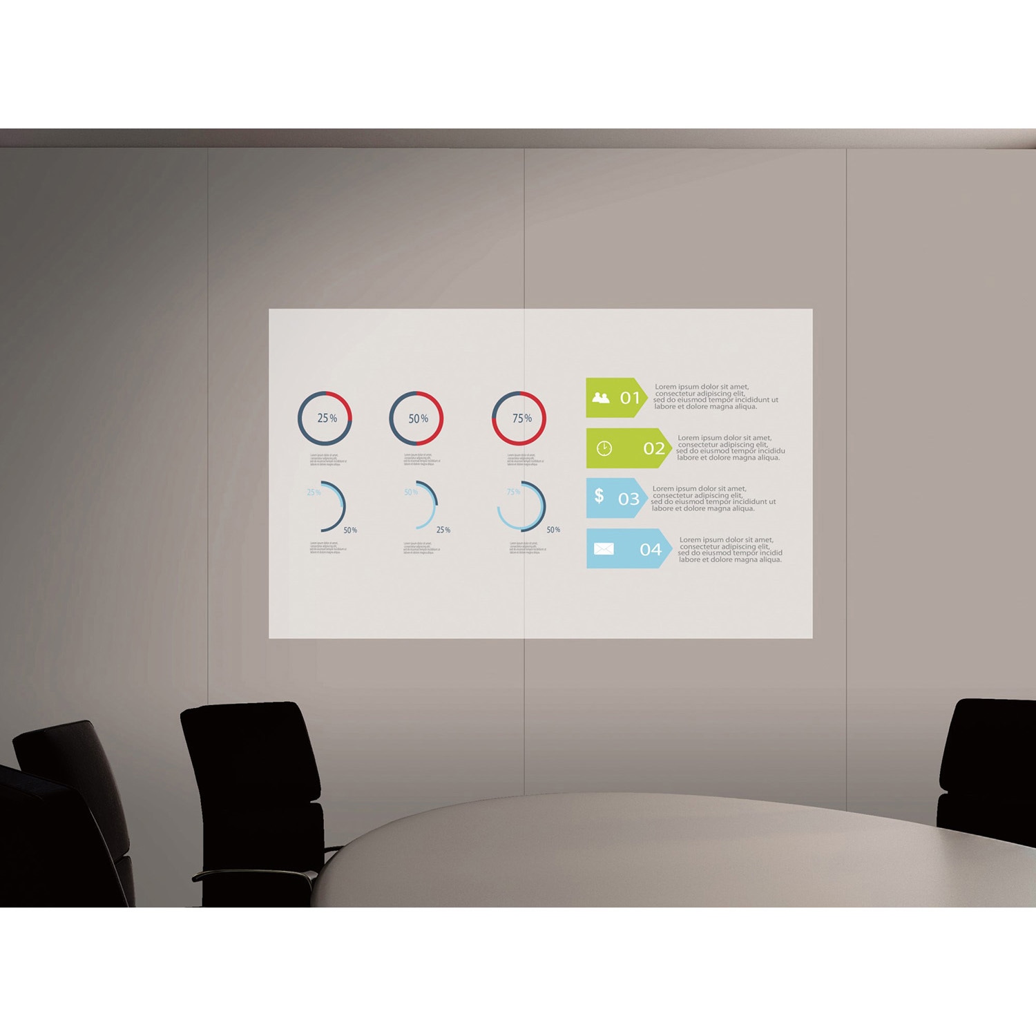 フリープラス お絵描きスクリーン ホワイト 1200×1000mm 1m