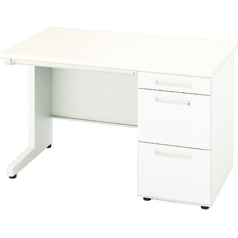 XEDH107G-WH XEDHシリーズ  片袖デスク(配送・組立サービス付き) ナイキ 天板厚さ30mm  XEDH107G-WH