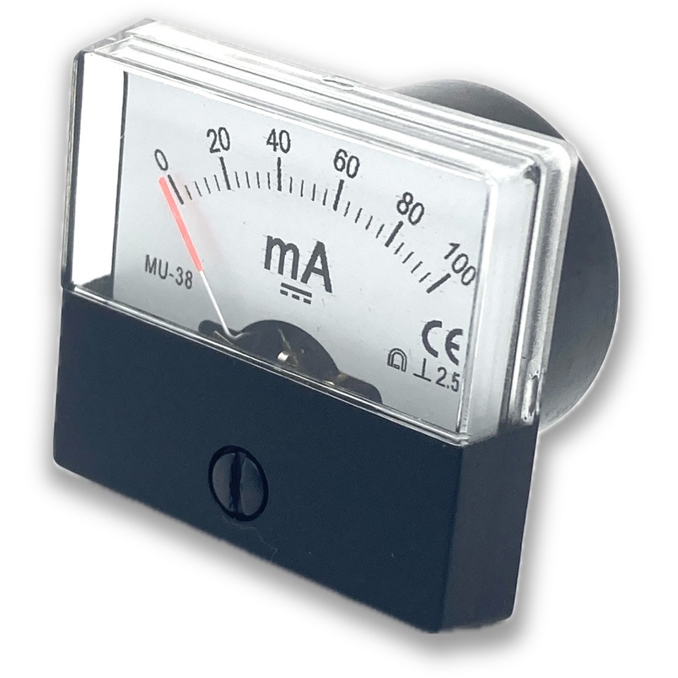 mu38-dc100ma アナログパネルメータ 1個 Joman(旧:MCP) 【通販モノタロウ】