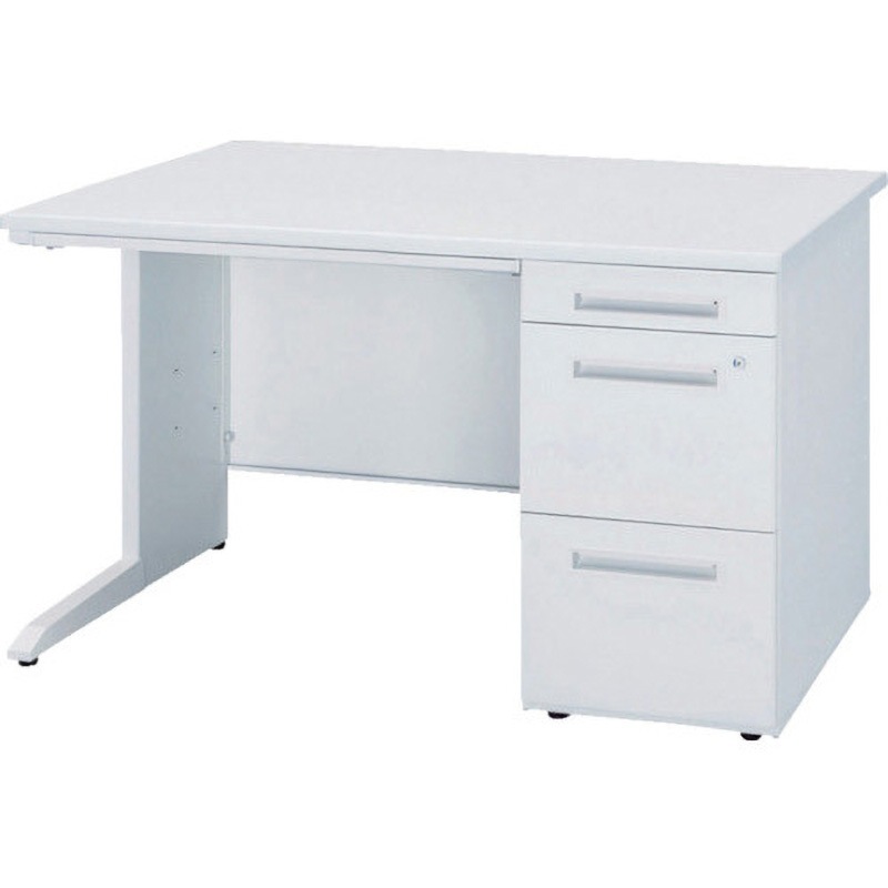 50SBH-127ARWW 右片袖机 トヨスチール(トヨセット) ホワイト色 高さ720mm間口1200mm奥行700mm  50SBH-127ARWW