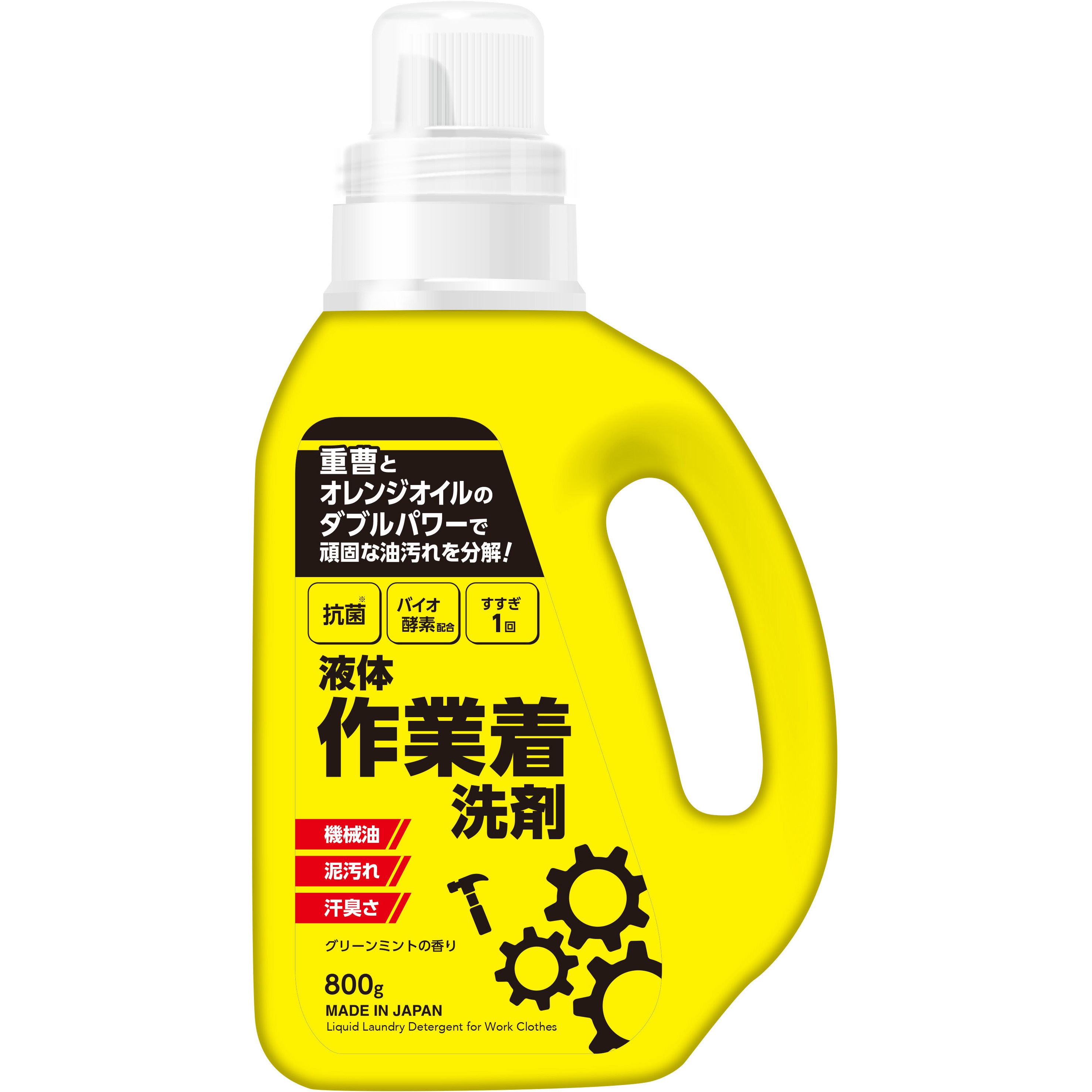 4978951061202 液体 作業着洗剤 各種 1個(800g) ミツエイ 【通販