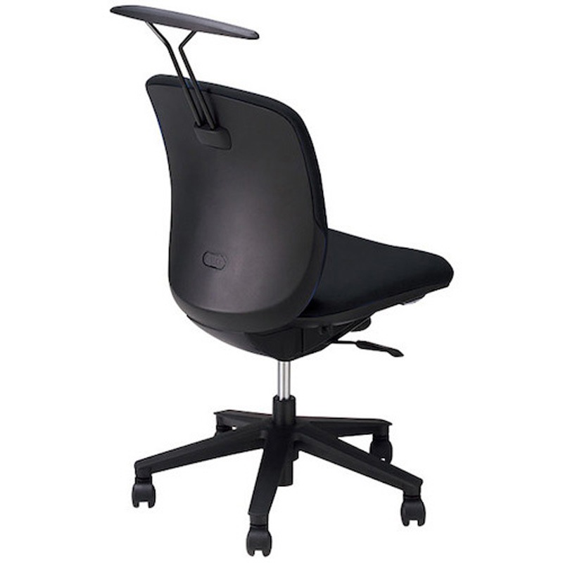 VE510FH-BK 事務用チェア(VE510シリーズ) ナイキ ハンガー付 ブラック色 布張り