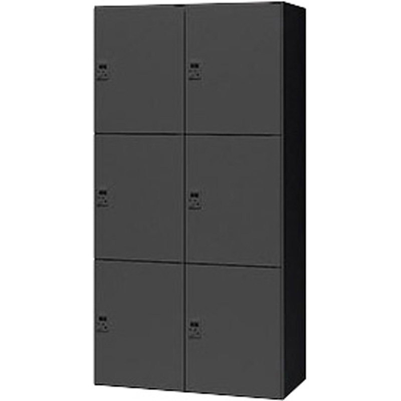 CW-0918PLD6-BB パーソナルロッカー(ダイヤル錠タイプ) ナイキ ブラック色   CW-0918PLD6-BB