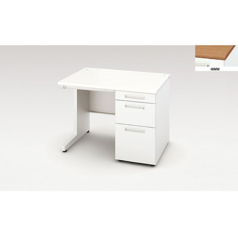 XEHH107B-WMW 片袖デスク(XEHHシリーズ) ナイキ 天板厚さ30mm