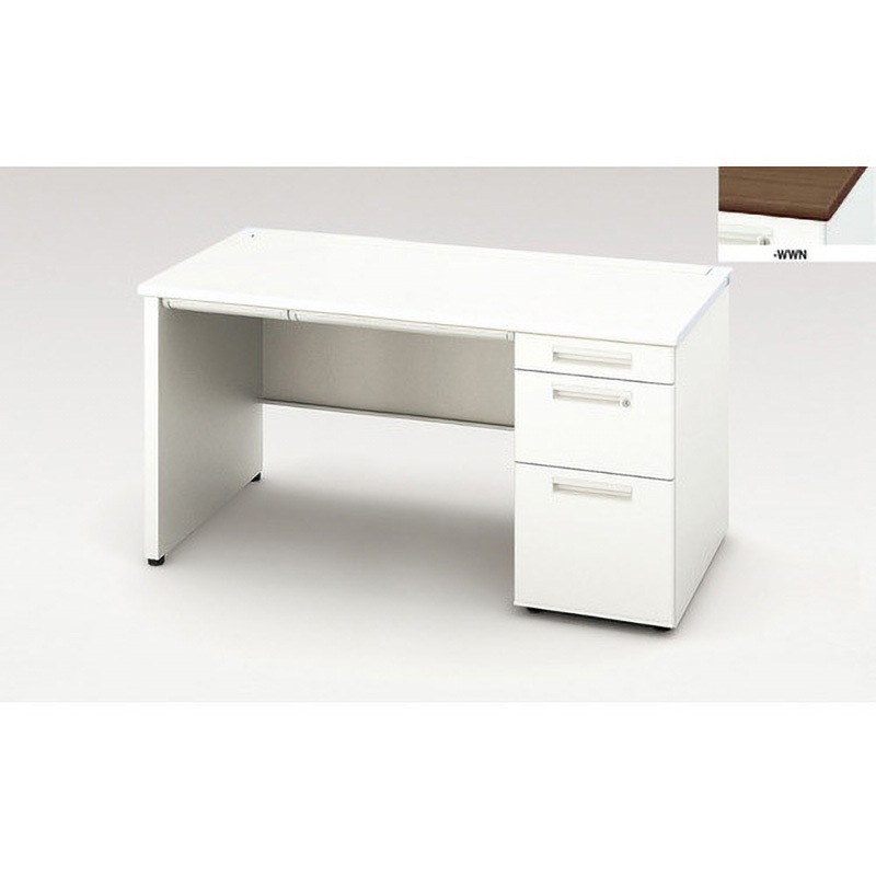 XEHH147BP-WWN 片袖デスク(XEHHシリーズ) パネル脚タイプ ナイキ 天板厚さ30mm