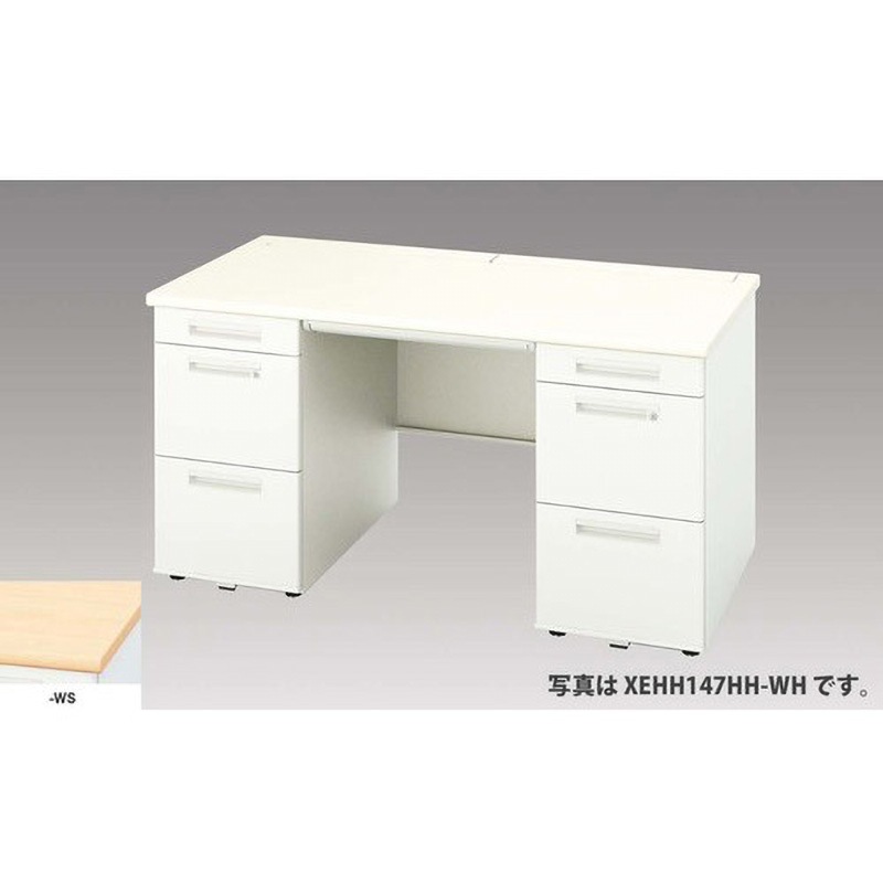 XEHH157HH-WS 両袖デスク(XEHHシリーズ) ナイキ 天板厚さ30mm