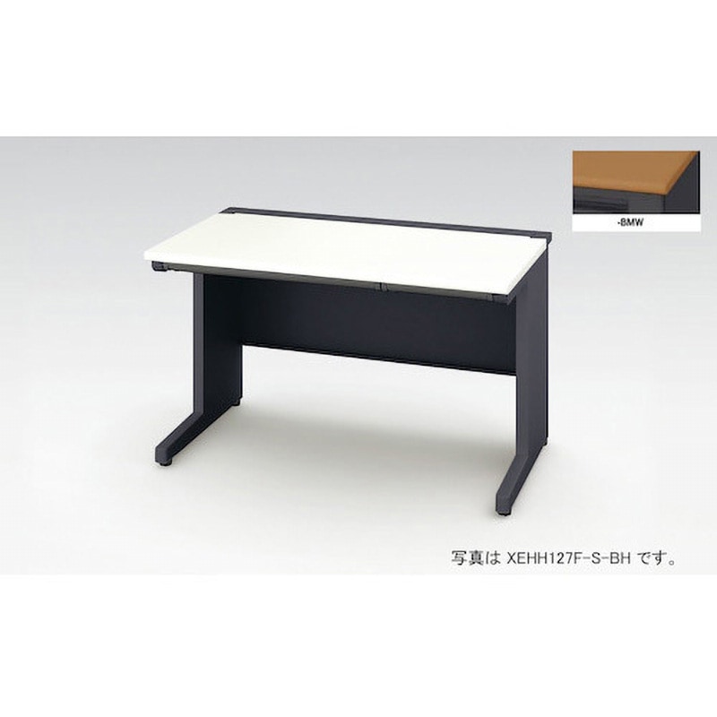 XEHH127F-S-BMW 平デスク(XEHHシリーズ) 浅型引出し付 ナイキ 天板厚さ30mm