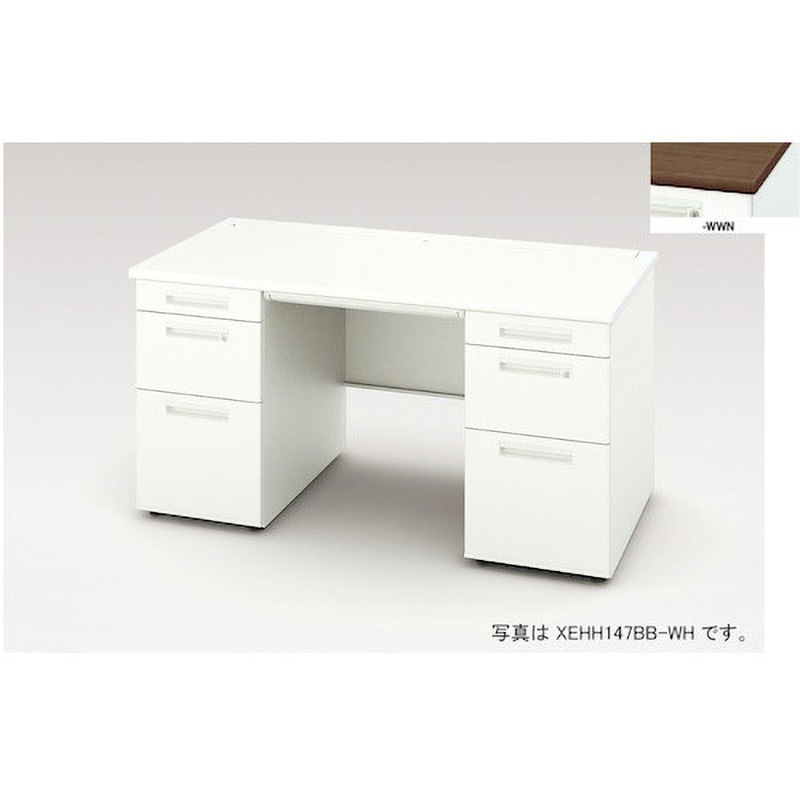 XEHH147BB-WWN 両袖デスク(XEHHシリーズ) ナイキ 天板厚さ30mm
