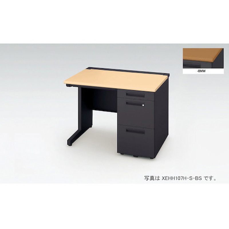 XEHH107H-S-BMW 両袖デスク(XEHHシリーズ) ロングレール仕様 ナイキ 天板厚さ30mm
