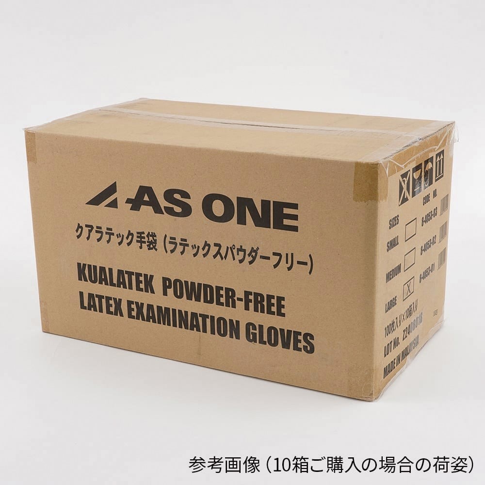 ✨新品✨クアラテックゴム手袋　Mサイズ１００枚✕１１箱　箱無し袋詰め Amazon | アズワン クアラテック手袋 フルエンボス パウダー