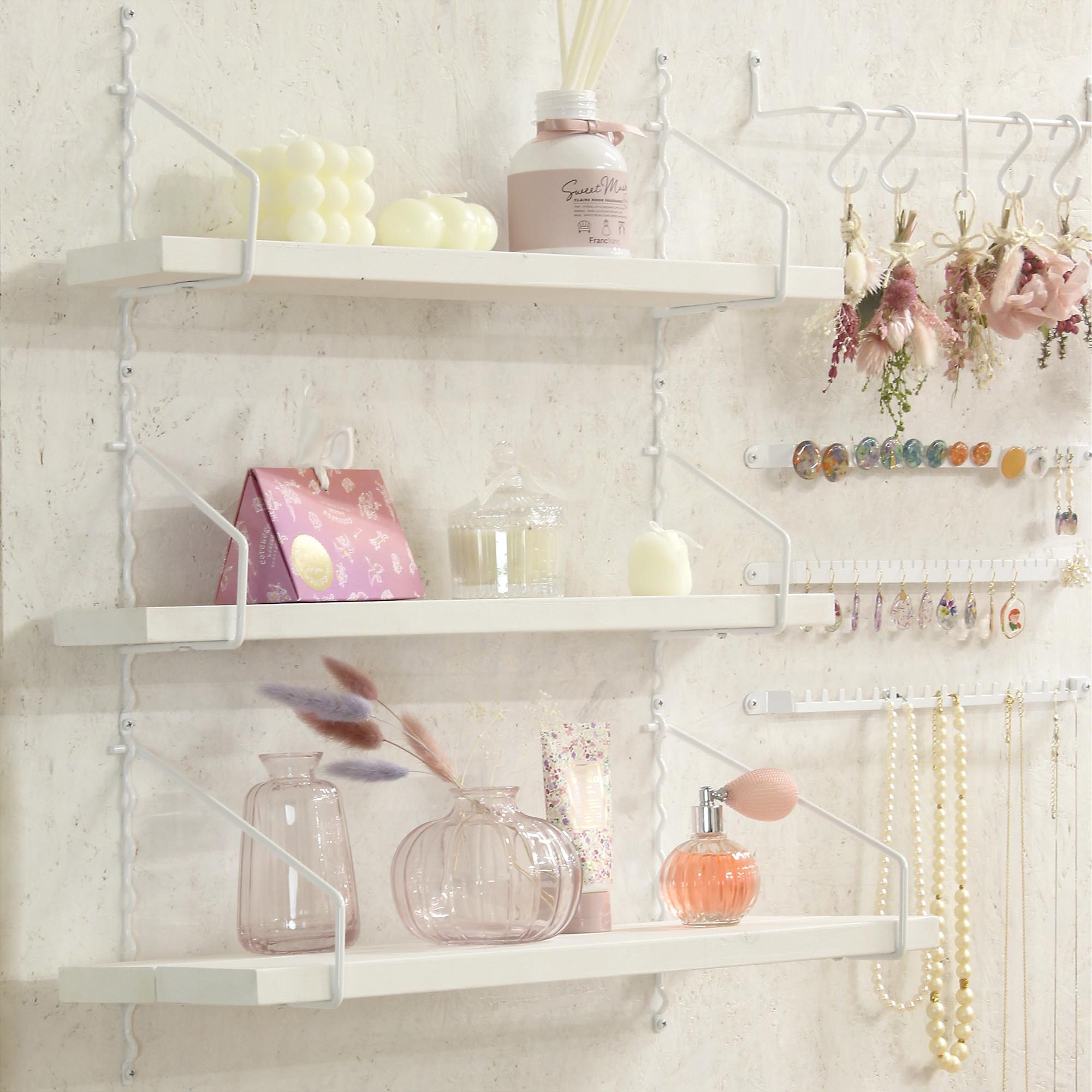 KA-B13 Kabette(カベッテ) ギザギザ棚受 WAKI(和気産業) スチール/焼付