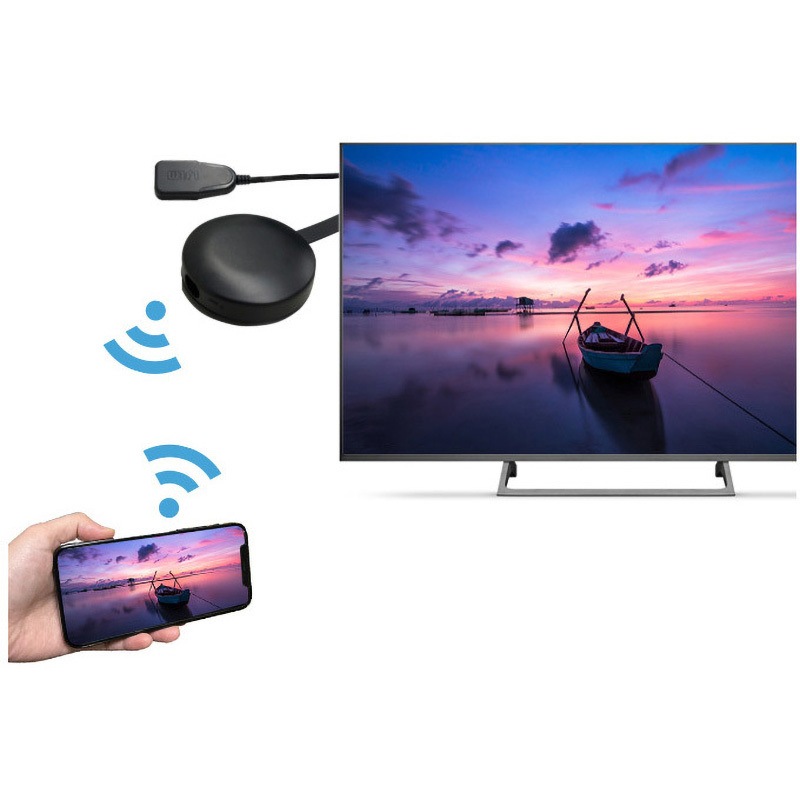 AHD-W 2M iPhoneの画面をTVに映す ワイヤレスミラーリングアダプタ 1個