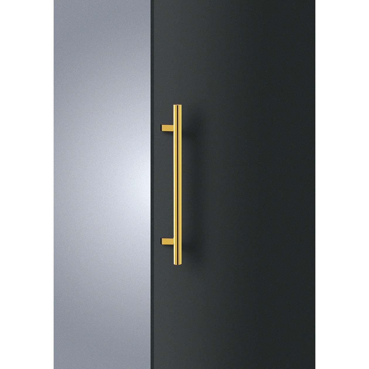 T52-15-001-L600 【オーダー】ドアハンドル 丸型 振り出しタイプ T52 UNION(ユニオン) 取手