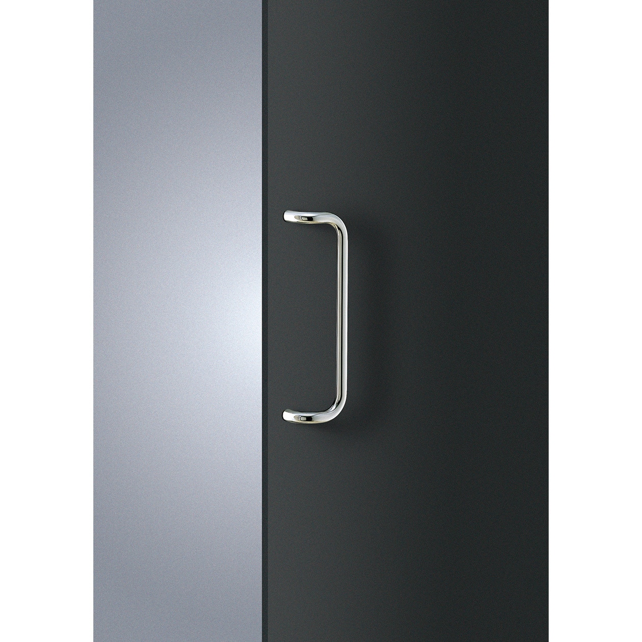 T7053-01-001-L450 【オーダー】ドアハンドル 丸型 振り出しタイプ 