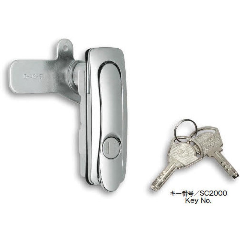 AB-254-1-1S 防水平面スイングハンドル(SC2000キータイプ