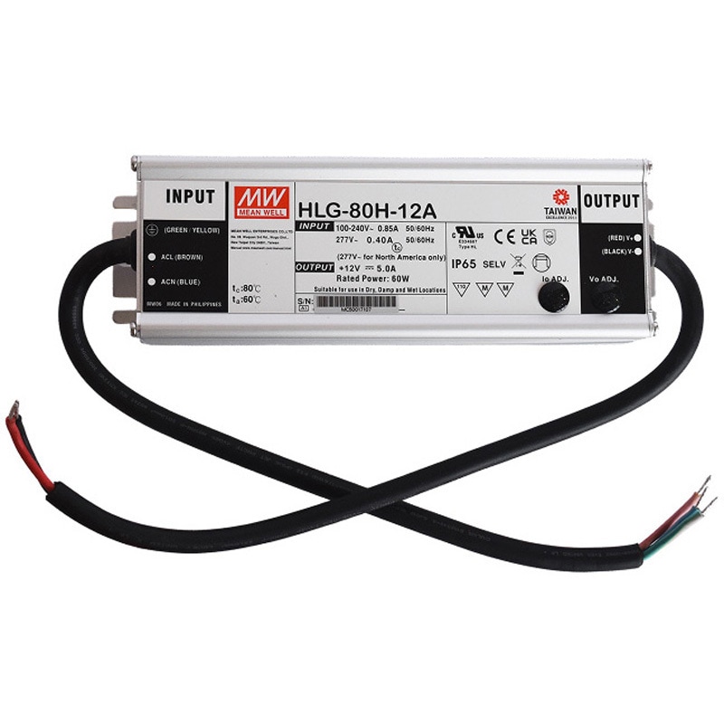 HLG-80H-12A MEAN WELL製 変換電源アダプター MEAN WELL 1式 HLG-80H