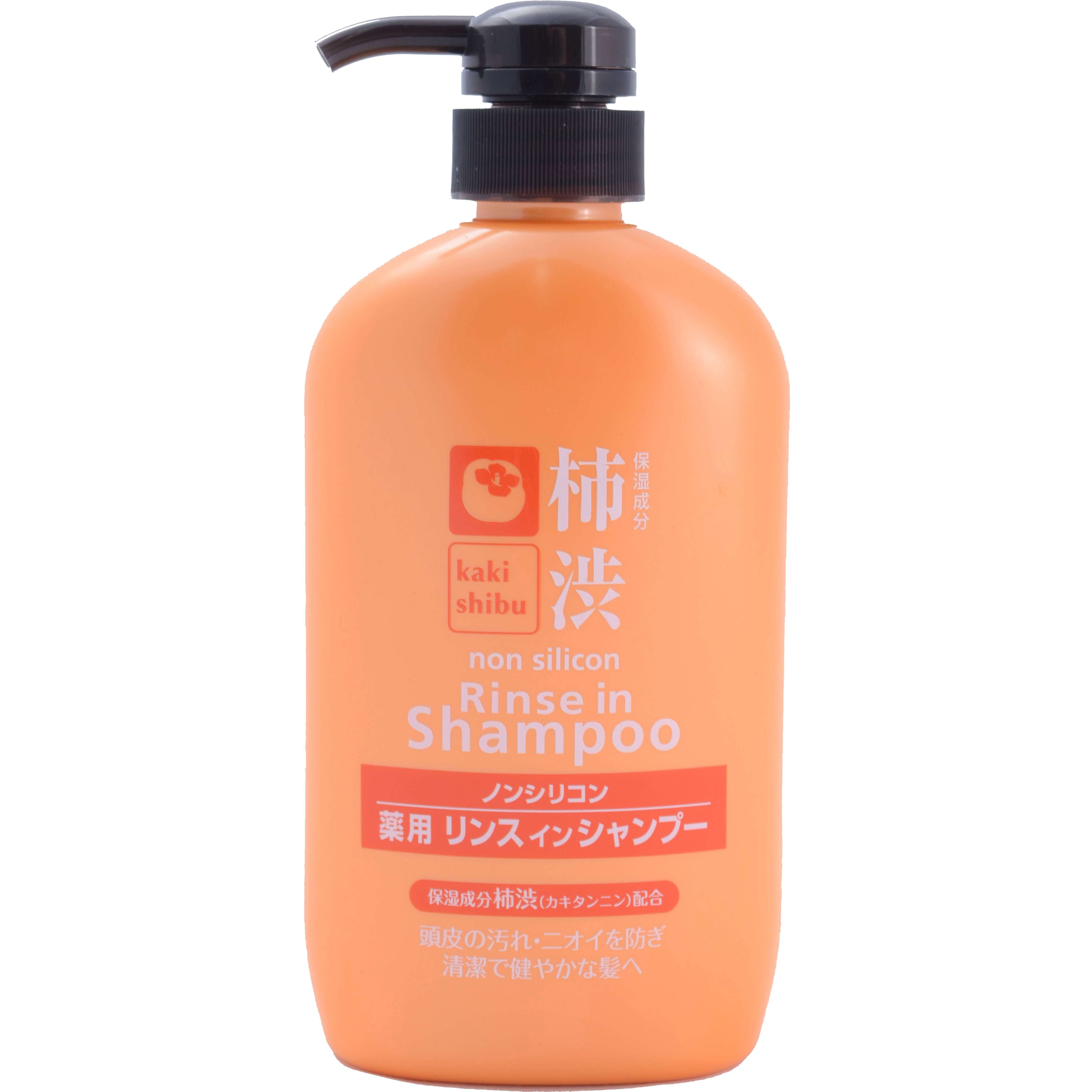 薬用柿渋リンスインシャンプー 1個(600mL) コスメステーション 【通販