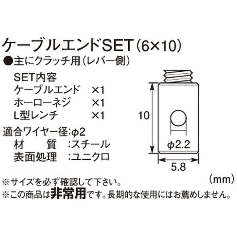 0900-901-90001 ケーブルエンドSET 1セット キタコ(K-CON) 【通販 