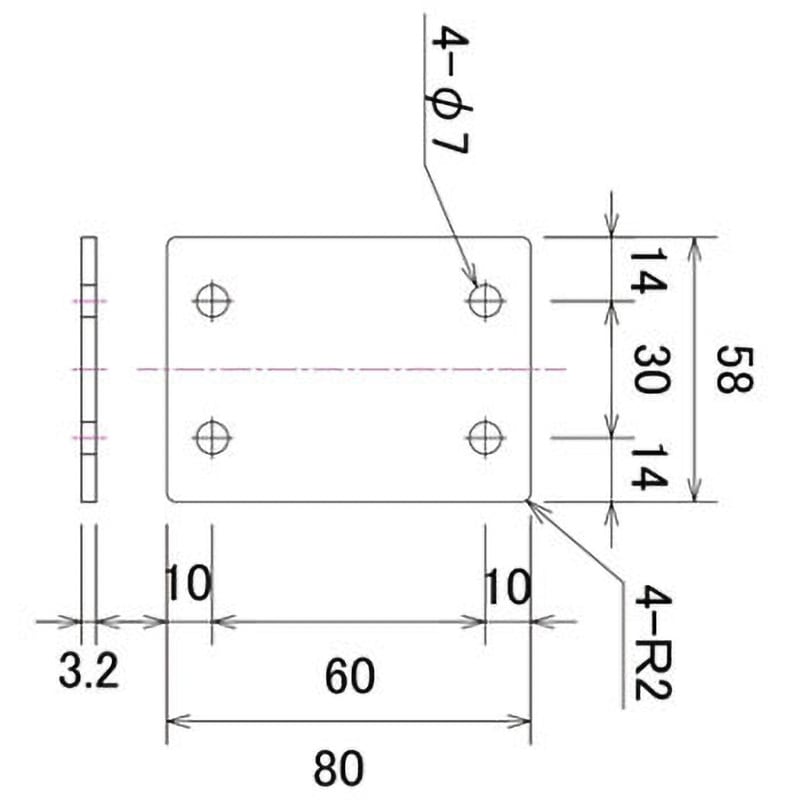 ジョイント金具A 安全柵用連結金具 1セット(2個) ACE(エース) 【通販